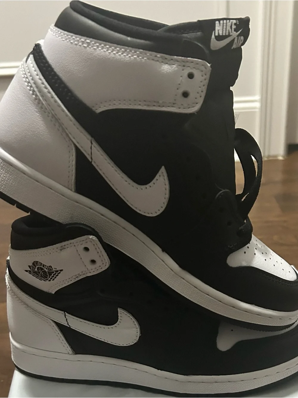Nike Kids Black and White High-Top Sneakers - Picture 6 of 16